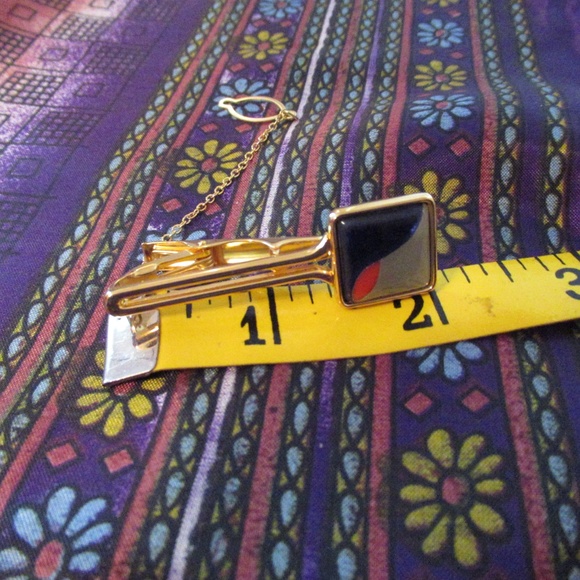 Japanese Mens gold tie bar - Picture 4 of 4